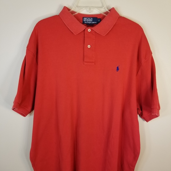 Polo Ralph Lauren Red Polo Shirt XL - Picture 6 of 16